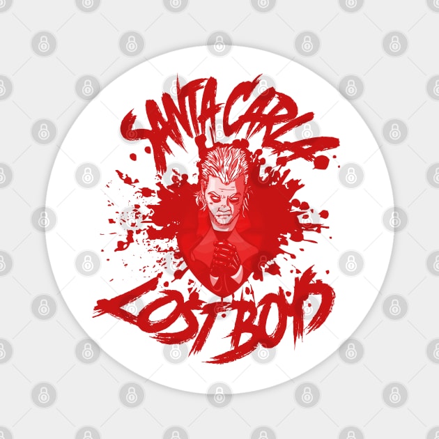 Santa Carla Lost Boys (blood red variant) Magnet by GodsBurden